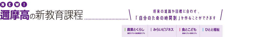 邇摩高の新教育課程